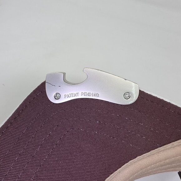 The Simpsons Duff Beer 2008 Hat Cap Mens White Brown Bottle Opener Rare Snapback - Picture 9 of 11